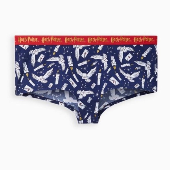 3 for $30 TORRID NWT Harry Potter Seamless Boyshort Panty - Cotton Hedwig 0317 - Picture 1 of 6